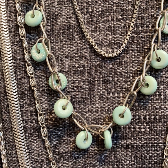 Long Multi Strand Necklace - Picture 3 of 5